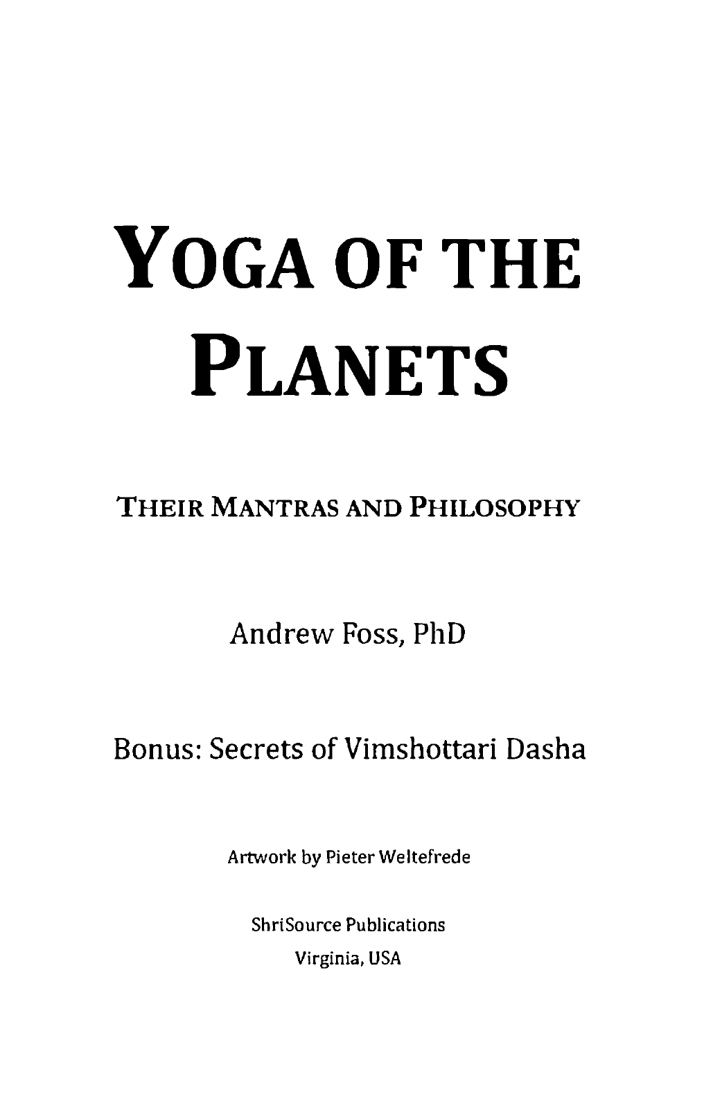 Andrew Foss_Yoga Of The Planets_0