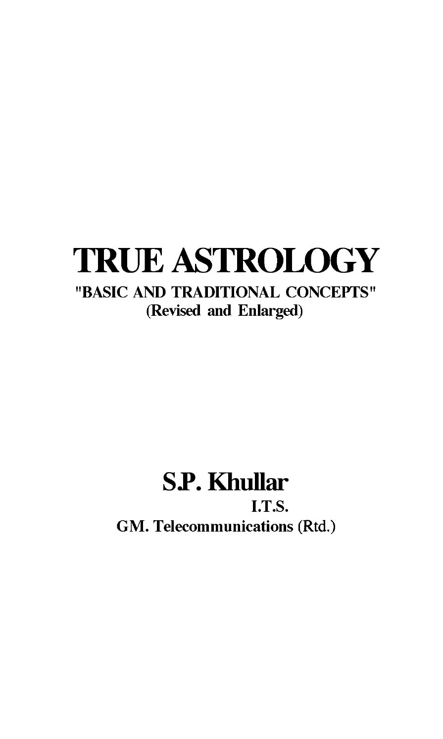 Jyotish_KP_True astrology _S.P. Khullar_0