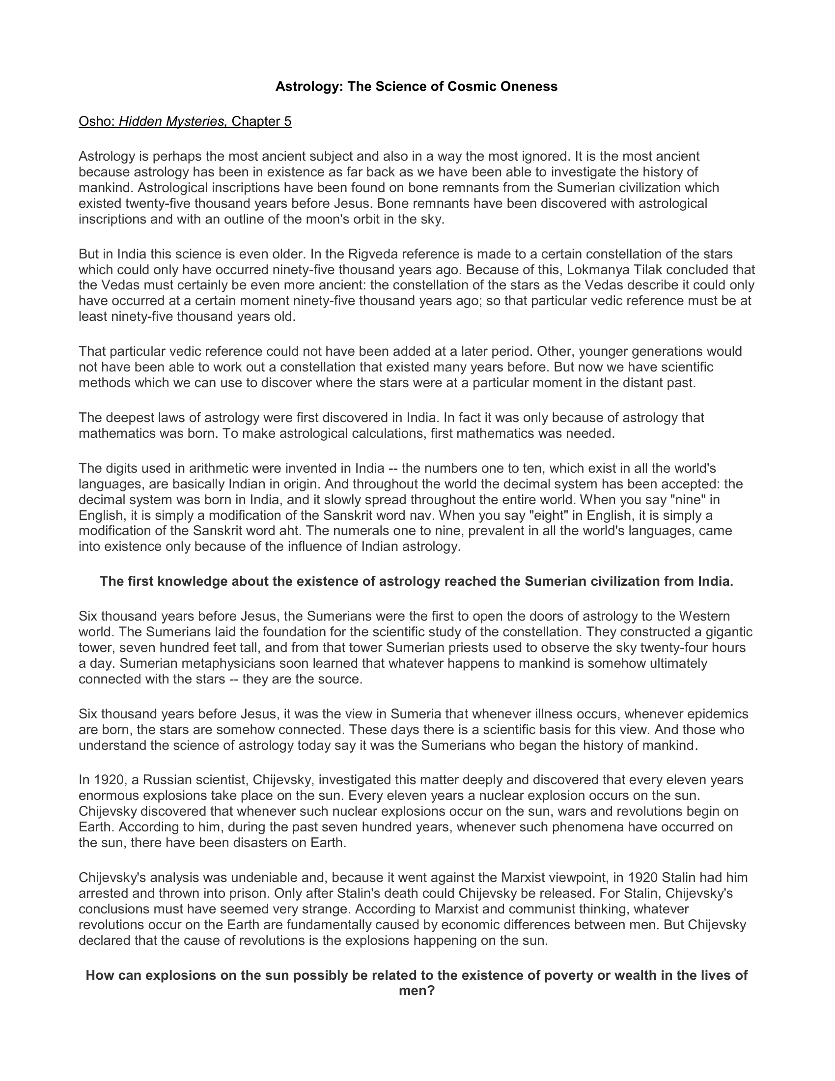 OshoCommentsAstrology_0