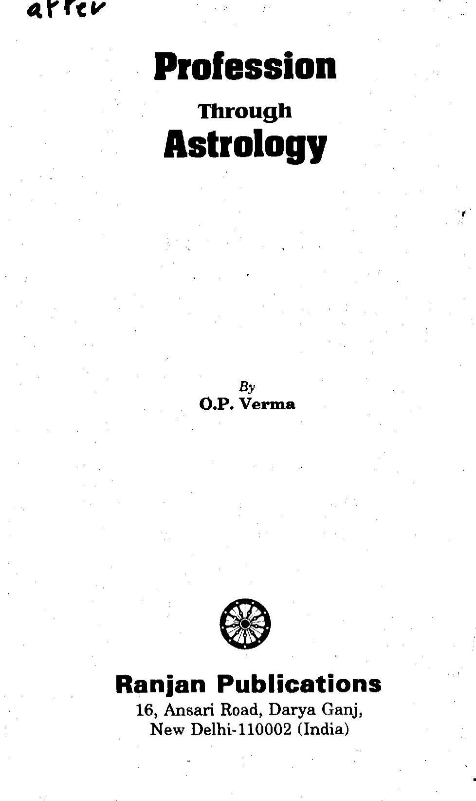 Prolession Astrology_0